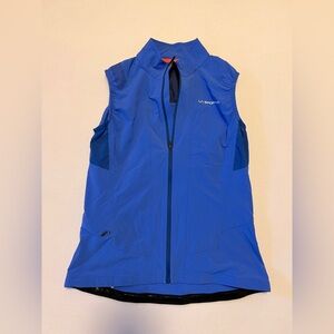 La Sportiva Women’s Zip Vest Biking Size Medium Blue Pockets